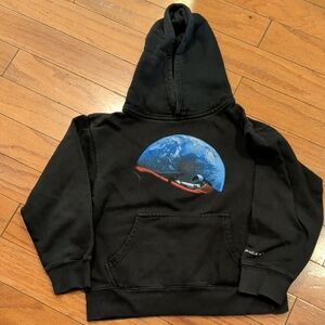 Kids Black Space Adventure Hoodie